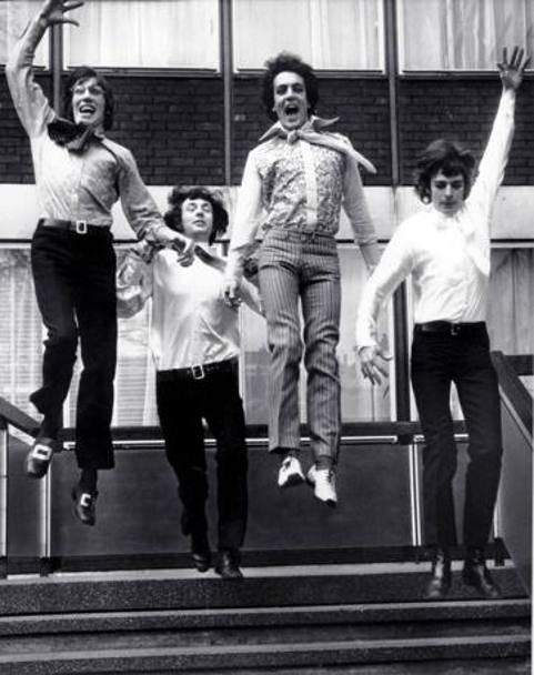 1967. Pink Floyd. Da sinistra: Roger Waters, Nick Mason, Syd Barrett e Richard Wright. (Ap)